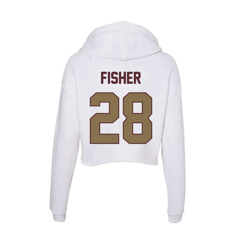 Texas State - NCAA Women's Soccer : Annabelle Fisher - Women's Crop Fleece Hoodie-1