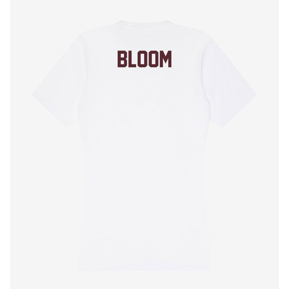 Texas State - NCAA Men's Track & Field : Nathan Bloom - Women's V-Neck T-Shirt-1