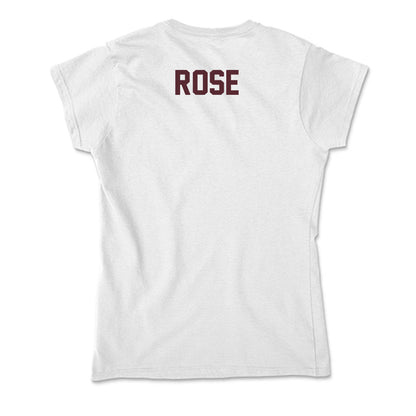 Texas State - NCAA Women's Track & Field : Destiney Rose - Soft Style Women’s T-Shirt-1