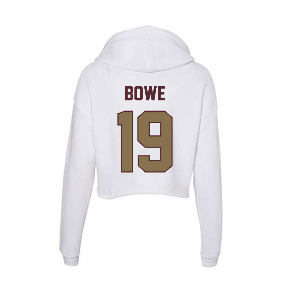Texas State - NCAA Women's Soccer : Jade Bowe - Women's Crop Fleece Hoodie-1