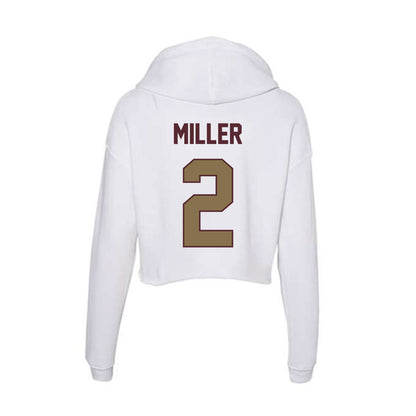 Texas State - NCAA Softball : Kaitlyn Miller - Women's Crop Fleece Hooded Sweatshirt-1