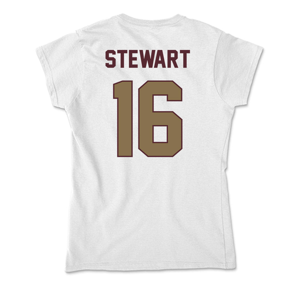 Texas State - NCAA Women's Soccer : Addison Stewart - Soft Style Women’s T-Shirt-1