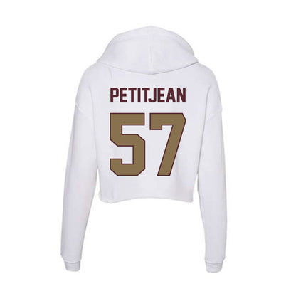Texas State - NCAA Football : Lincoln Petitjean - Women's Crop Fleece Hooded Sweatshirt-1