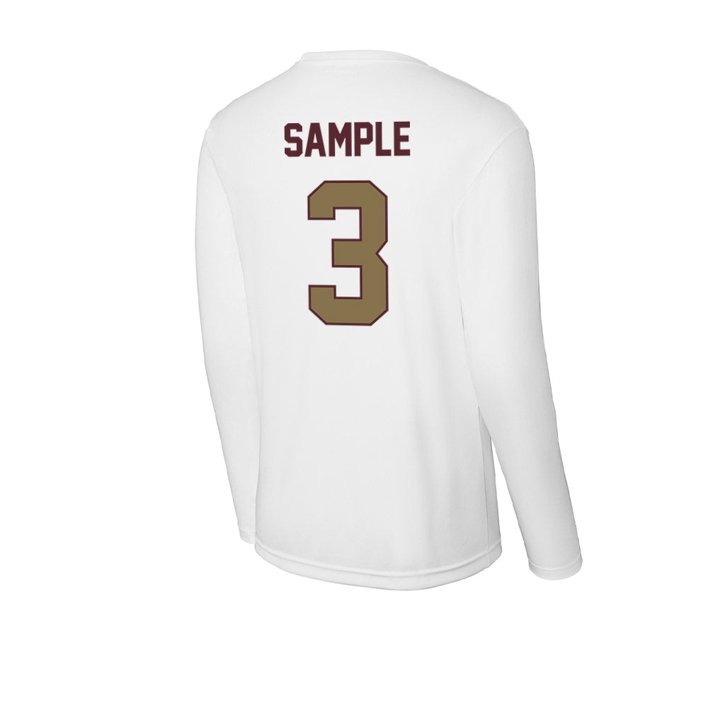 Texas State - NCAA Football : Zechariah Sample - Activewear Long Sleeve T-Shirt-1