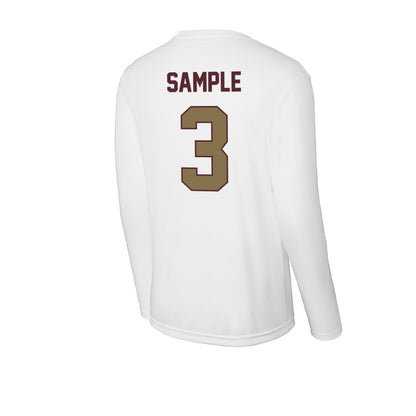 Texas State - NCAA Football : Zechariah Sample - Activewear Long Sleeve T-Shirt-1