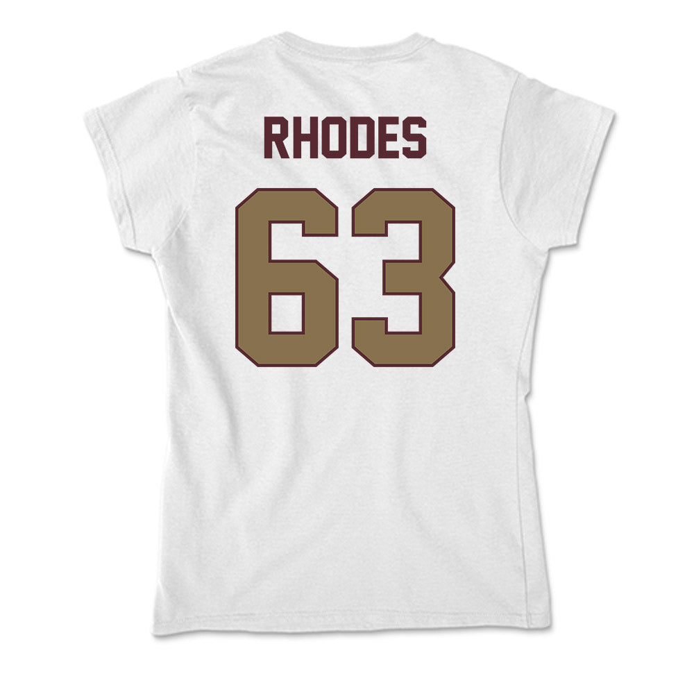 Texas State - NCAA Football : Aidin Rhodes - Soft Style Women’s T-Shirt-1