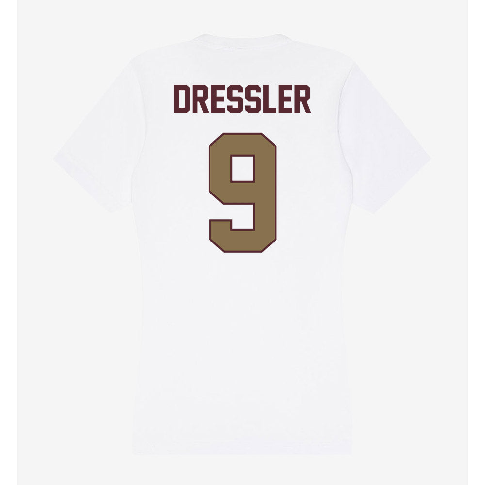 Texas State - NCAA Softball : Jayleigh Dressler - Women's V-Neck T-Shirt-1