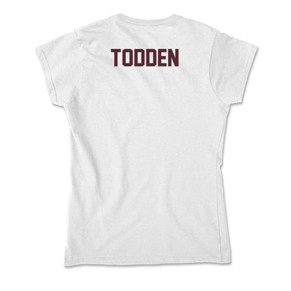 Texas State - NCAA Men's Track & Field : Jake Todden - Soft Style Women’s T-Shirt-1