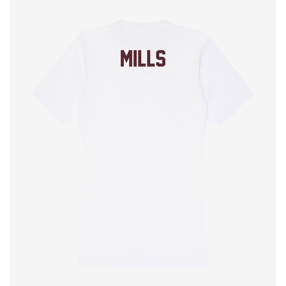 Texas State - NCAA Women's Tennis : Chantajah Mills - Women's V-Neck T-Shirt-1