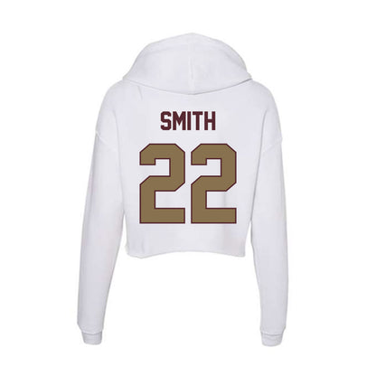 Texas State - NCAA Women's Soccer : Kaylie Smith - Women's Crop Fleece Hoodie-1