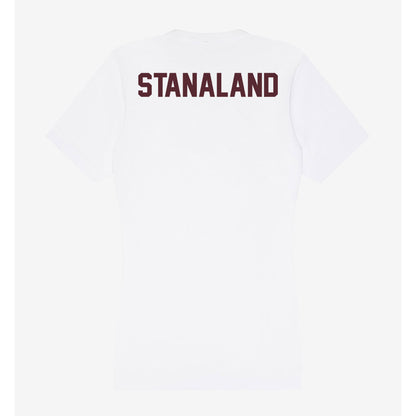 Texas State - NCAA Men's Track & Field : Sean Stanaland - Women's V-Neck T-Shirt-1