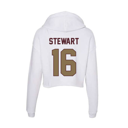 Texas State - NCAA Women's Soccer : Addison Stewart - Women's Crop Fleece Hooded Sweatshirt-1