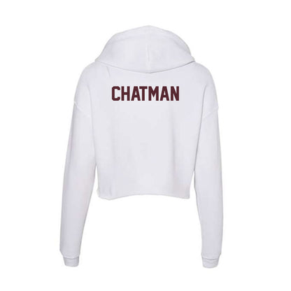 Texas State - NCAA Men's Track & Field : Senai Chatman - Women's Crop Fleece Hoodie-1
