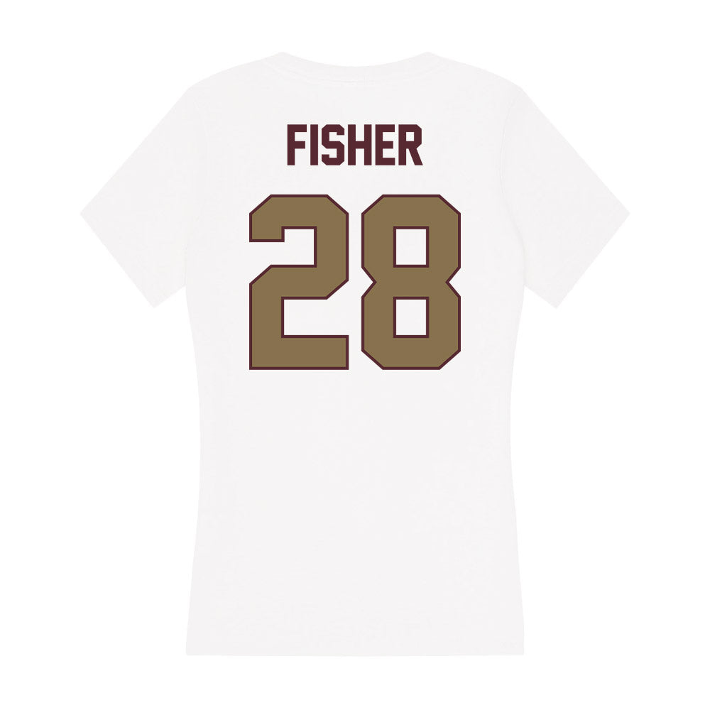 Texas State - NCAA Women's Soccer : Annabelle Fisher - Women's V-Neck T-Shirt-1