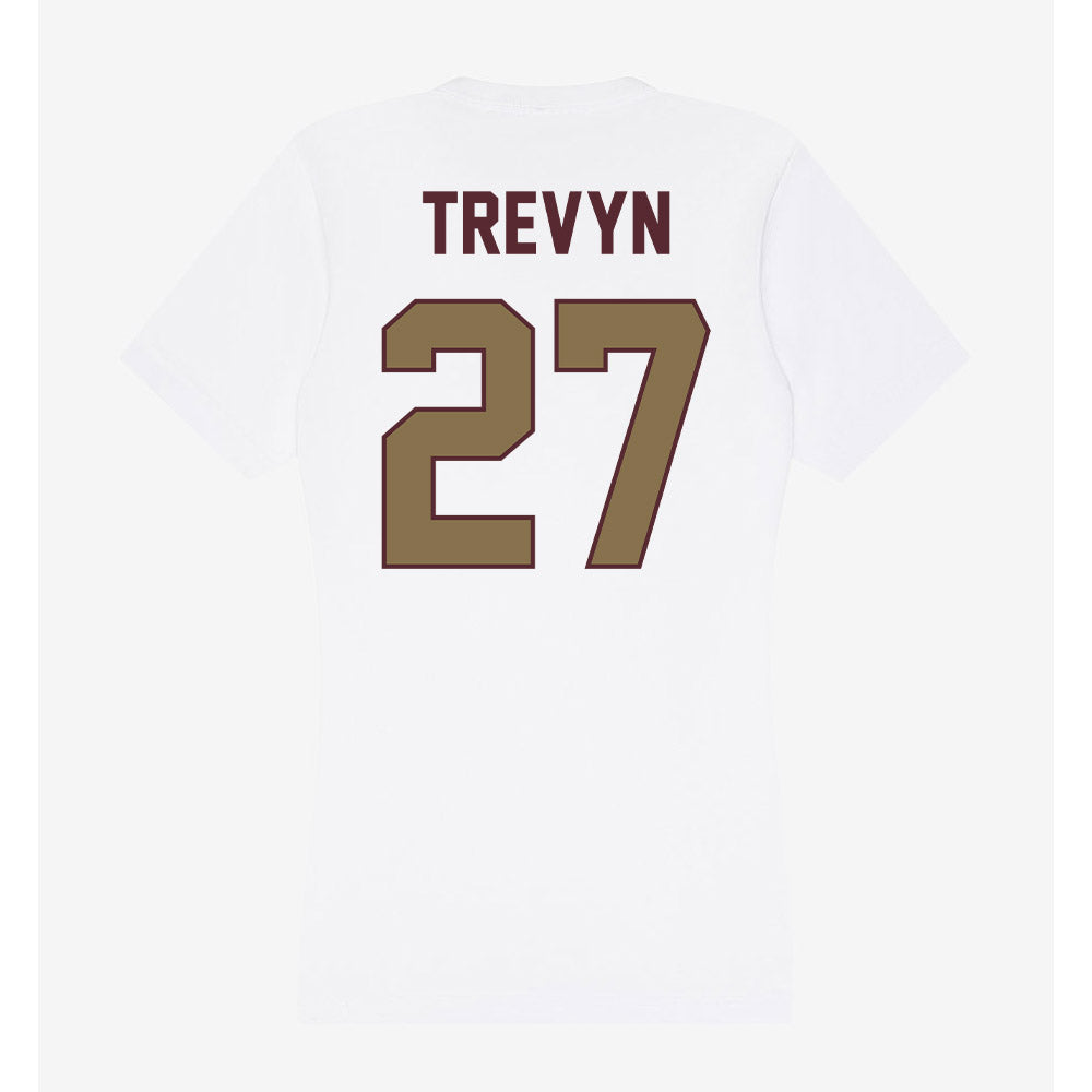 Texas State - NCAA Baseball : Trevyn Trevyn - Women's V-Neck T-Shirt-1