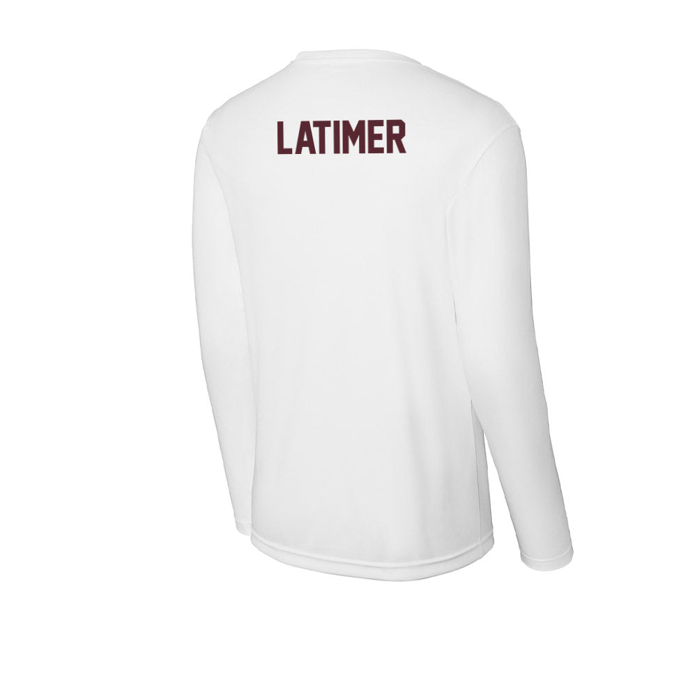 Texas State - NCAA Cheerleading : Gianni Latimer - Activewear Long Sleeve T-Shirt-1