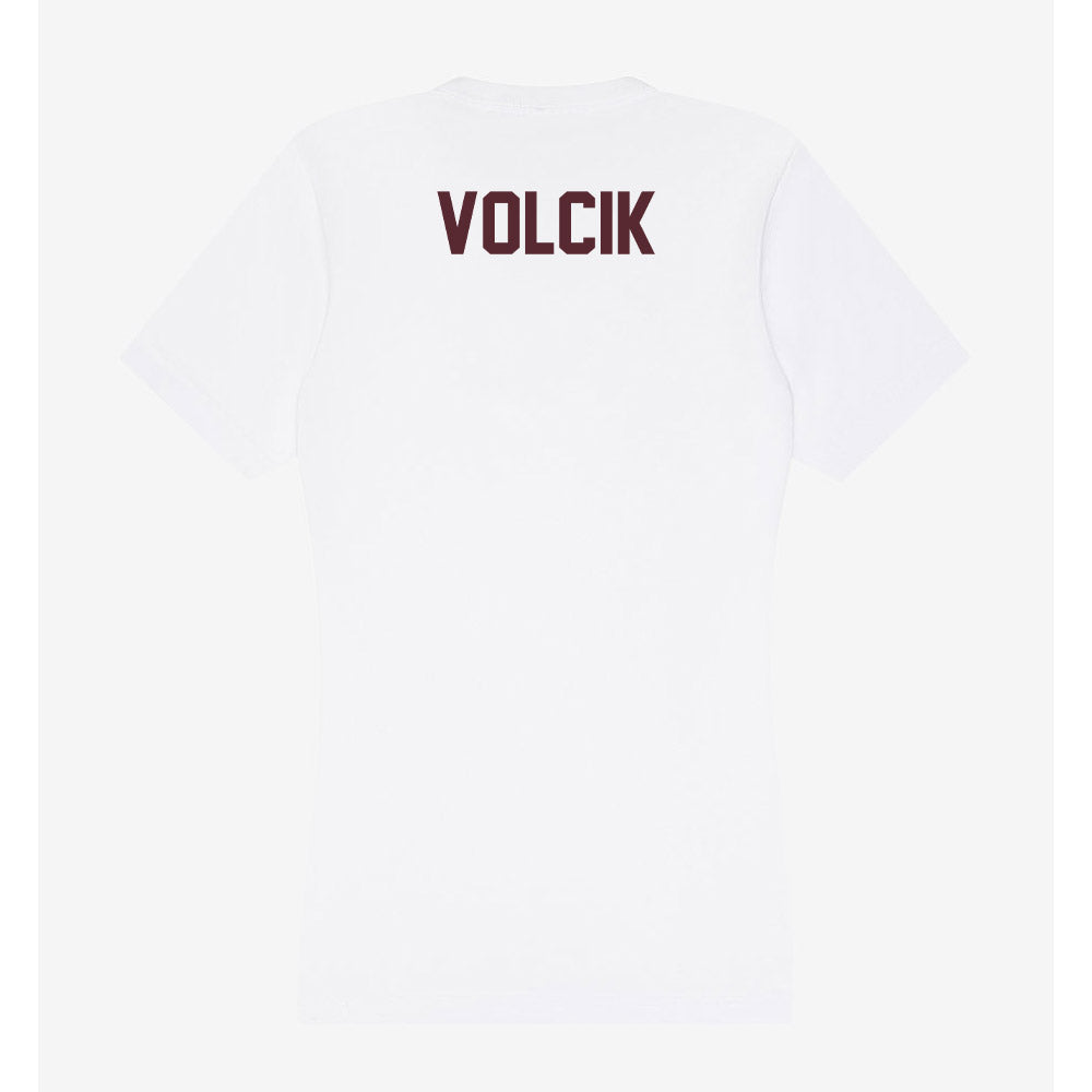 Texas State - NCAA Cheerleading : Reagan Volcik - Women's V-Neck T-Shirt-1