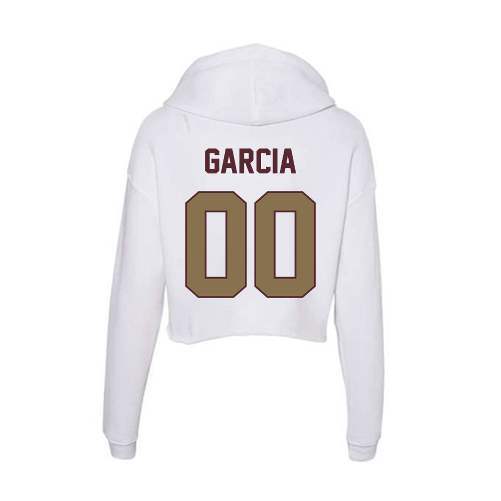 Texas State - NCAA Women's Soccer : Halle Garcia - Women's Crop Fleece Hoodie-1