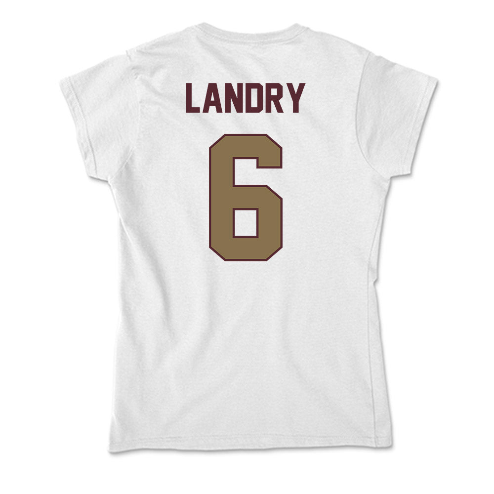 Texas State - NCAA Football : Jo’Laison Landry - Soft Style Women’s T-Shirt-1