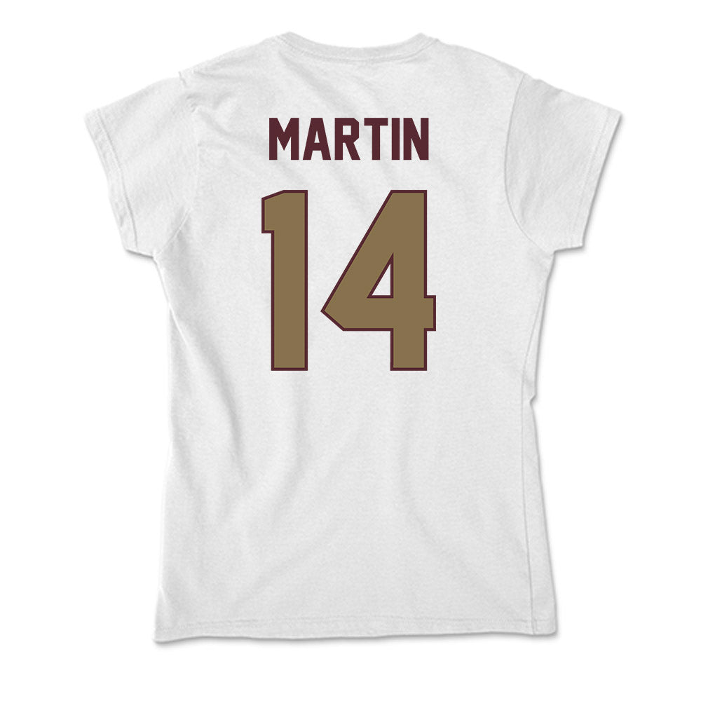 Texas State - NCAA Football : Jordan Martin - Soft Style Women’s T-Shirt-1