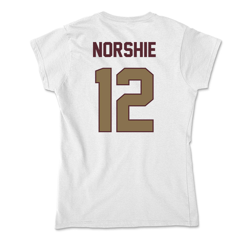 Texas State - NCAA Women's Soccer : Nina Norshie - Soft Style Women’s T-Shirt-1