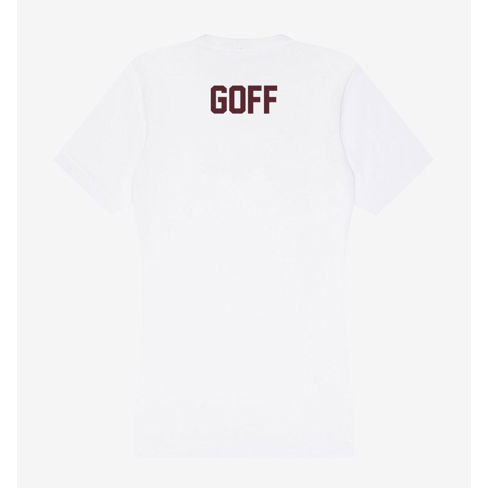 Texas State - NCAA Cheerleading : Maya Goff - Women's V-Neck T-Shirt-1