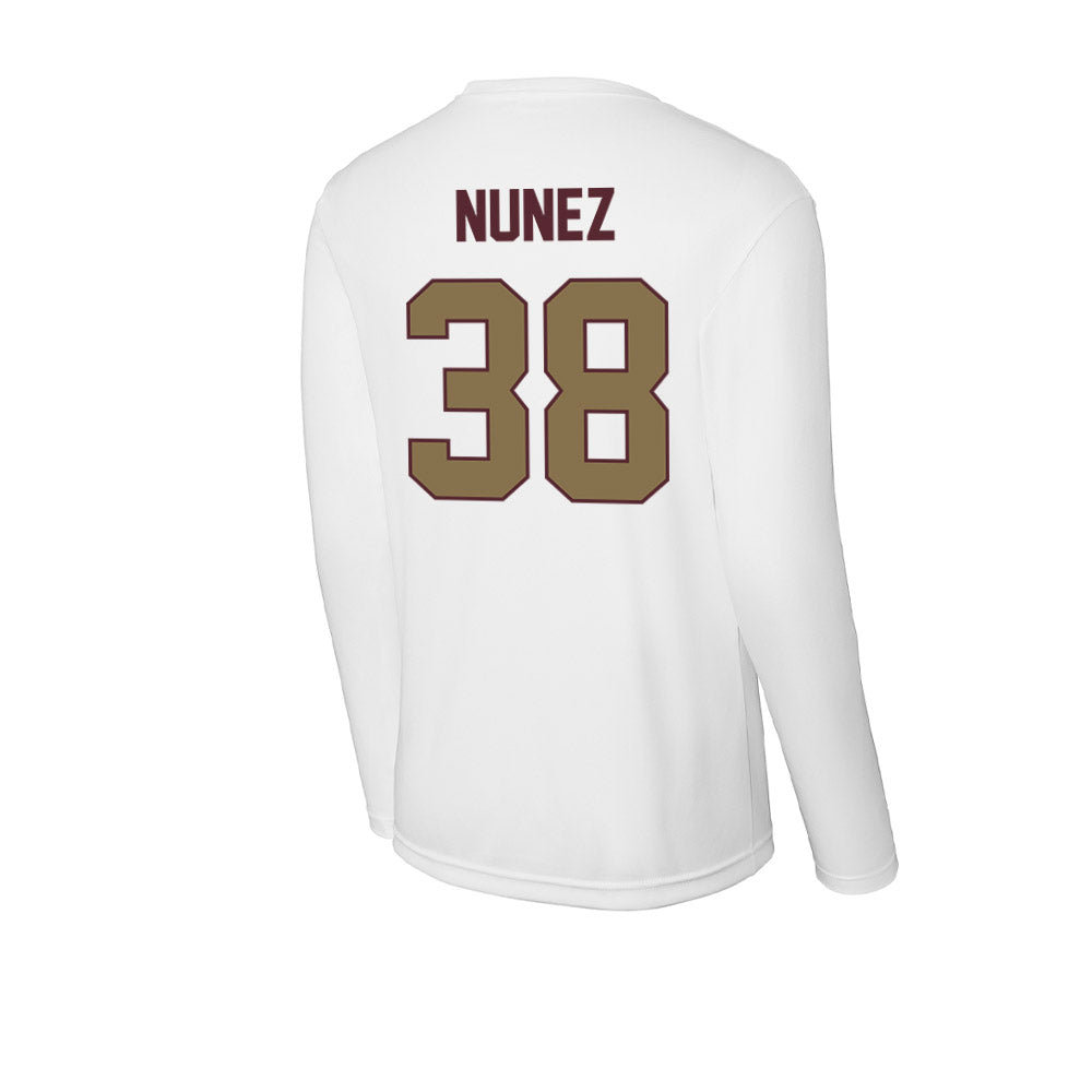 Texas State - NCAA Football : David Nunez - Activewear Long Sleeve T-Shirt-1