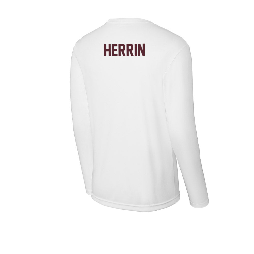 Texas State - NCAA Cheerleading : Madison Herrin - Activewear Long Sleeve T-Shirt-1