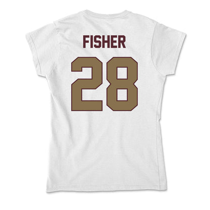 Texas State - NCAA Women's Soccer : Annabelle Fisher - Soft Style Women’s T-Shirt-1