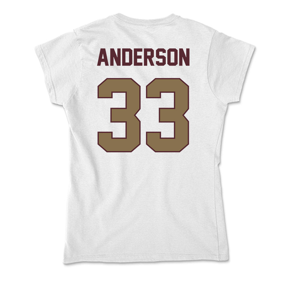 Texas State - NCAA Women's Basketball : Kyra Anderson - Soft Style Women’s T-Shirt-1