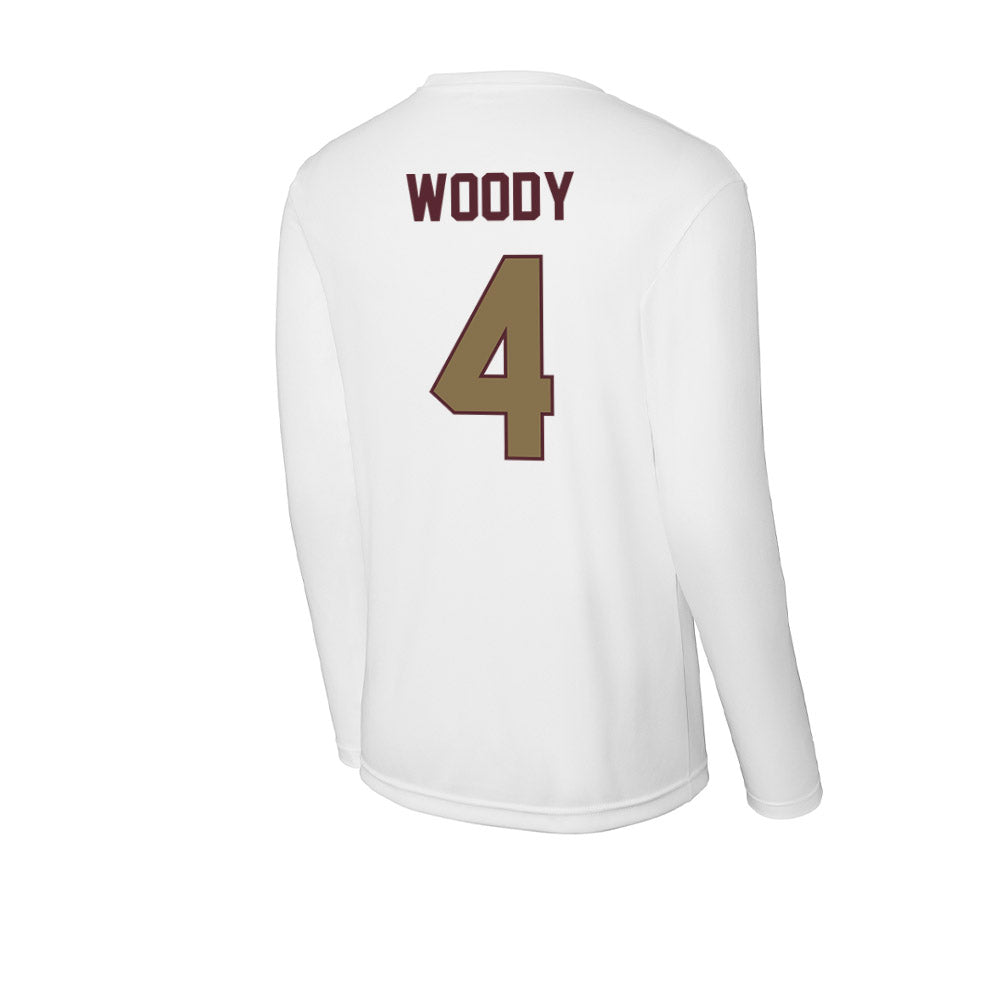 Texas State - NCAA Football : Tae Woody - Activewear Long Sleeve T-Shirt-1