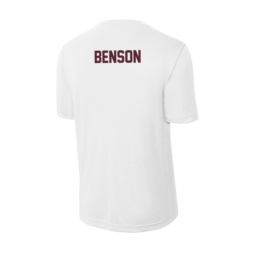 Texas State - NCAA Women's Cross Country : Camryn Benson - Activewear T-Shirt-1