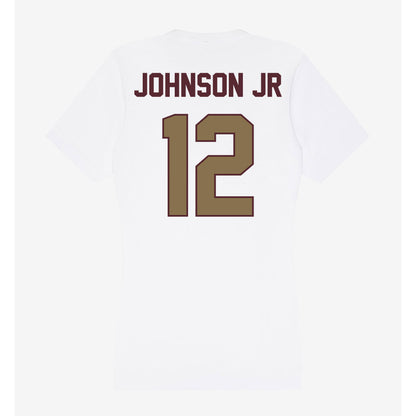Texas State - NCAA Football : Lorenzo Johnson Jr - Women's V-Neck T-Shirt-1
