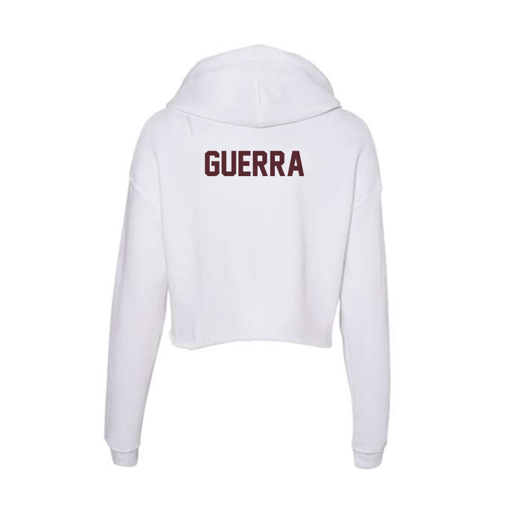 Texas State - NCAA Men's Golf : Phoenix Guerra - Women's Crop Fleece Hoodie-1
