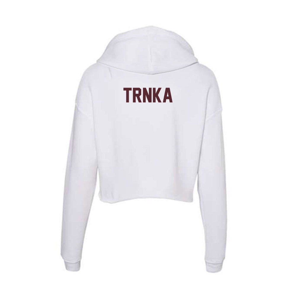 Texas State - NCAA Cheerleading : Helena Trnka - Women's Crop Fleece Hoodie-1