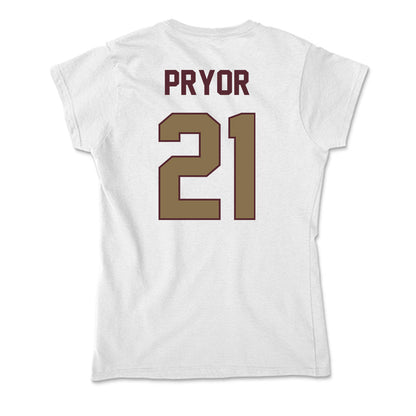 Texas State - NCAA Football : Cole Pryor - Soft Style Women’s T-Shirt-1