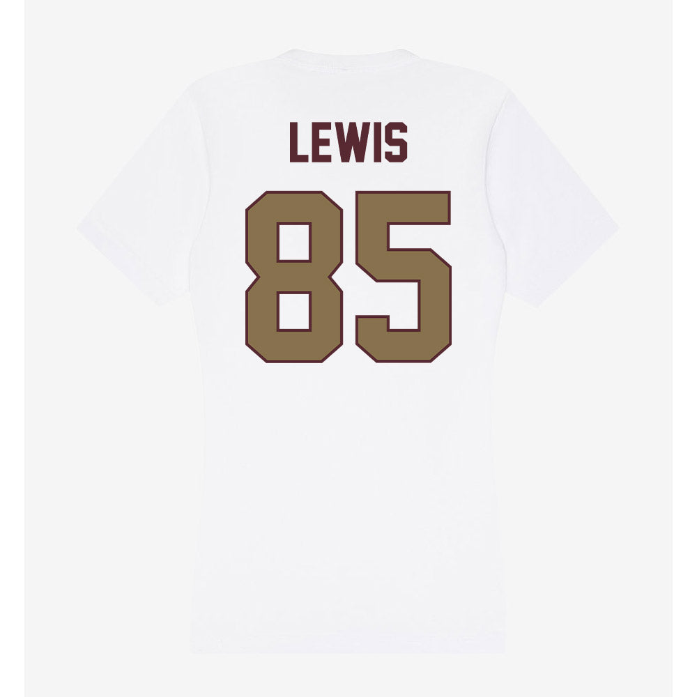 Texas State - NCAA Football : skylar lewis - Women's V-Neck T-Shirt-1