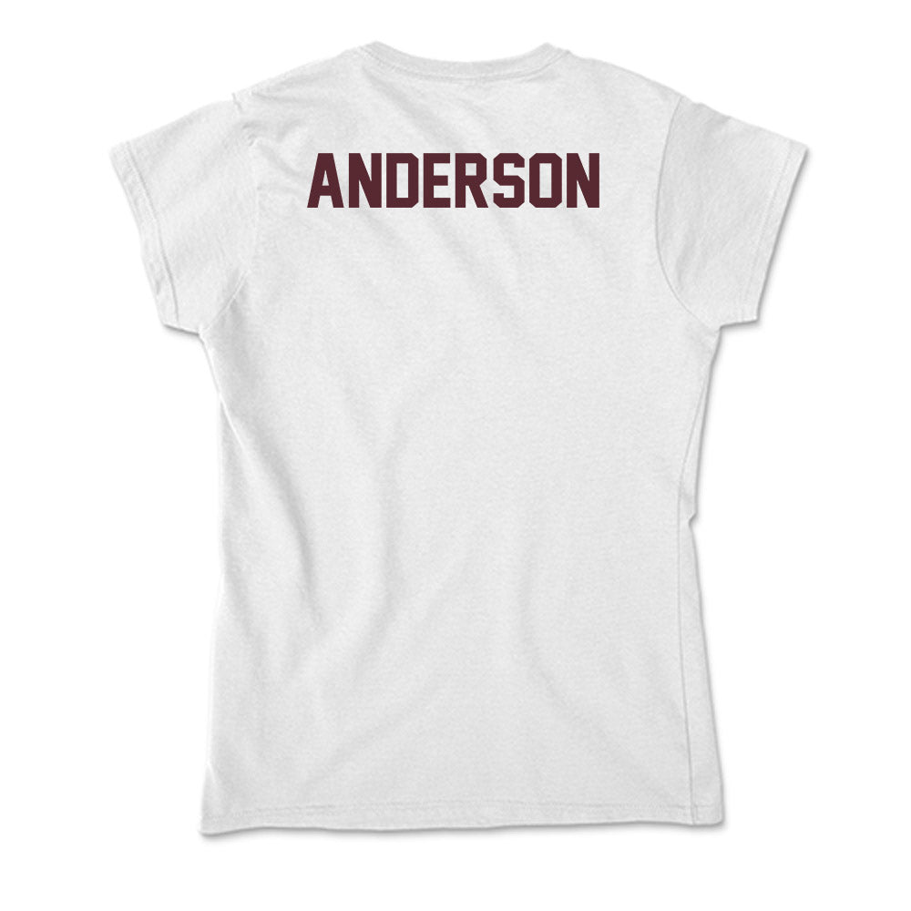 Texas State - NCAA Men's Golf : Terrin Anderson - Soft Style Women’s T-Shirt-1