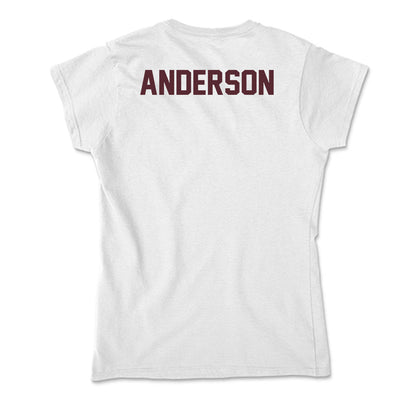 Texas State - NCAA Men's Golf : Terrin Anderson - Soft Style Women’s T-Shirt-1