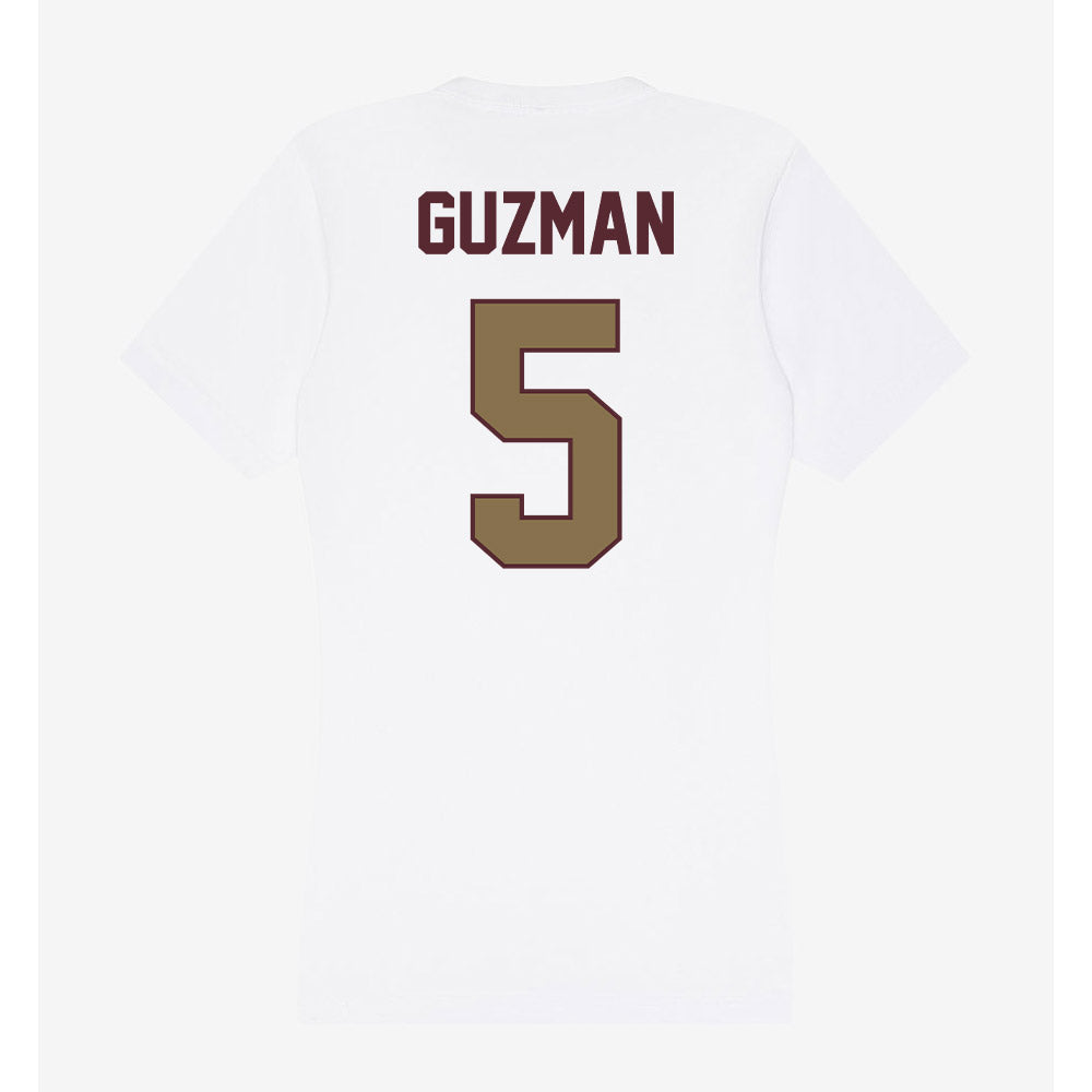 Texas State - NCAA Women's Soccer : Sadie Guzman - Women's V-Neck T-Shirt-1