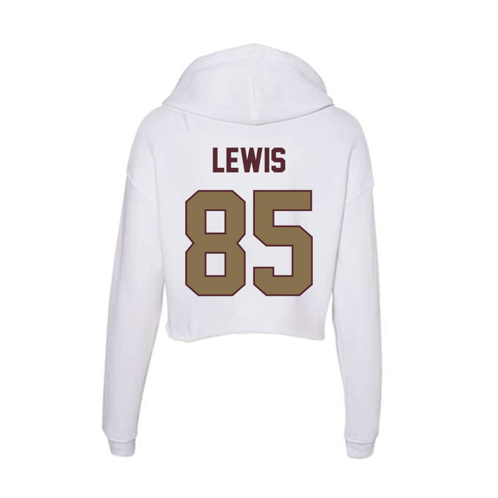 Texas State - NCAA Football : skylar lewis - Women's Crop Fleece Hoodie-1