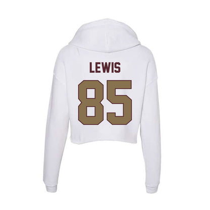 Texas State - NCAA Football : skylar lewis - Women's Crop Fleece Hoodie-1