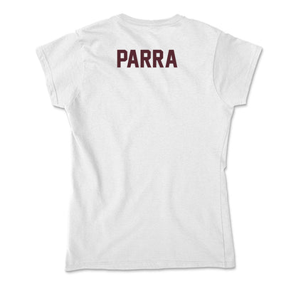 Texas State - NCAA Men's Track & Field : Anthony Parra - Soft Style Women’s T-Shirt-1