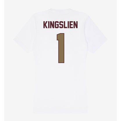 Texas State - NCAA Softball : Maddie Kingslien - Women's V-Neck T-Shirt-1