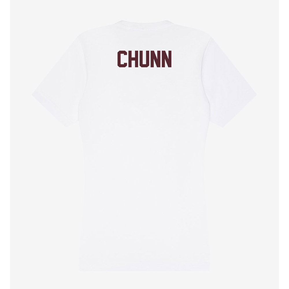 Texas State - NCAA Cheerleading : Hannah Chunn - Women's V-Neck T-Shirt-1