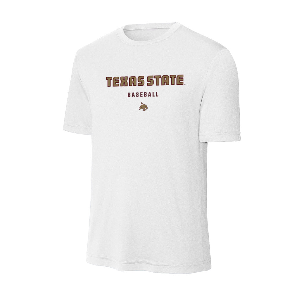 Texas State - NCAA Baseball : Cayden Byrd - Activewear T-Shirt-0