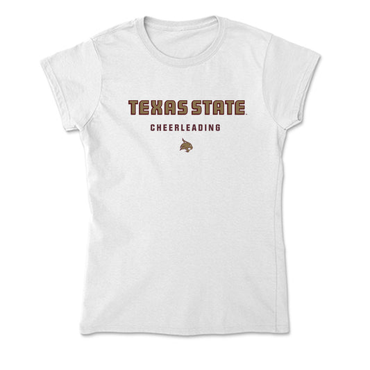 Texas State - NCAA Cheerleading : Sierra Orosco - Soft Style Women’s T-Shirt-0