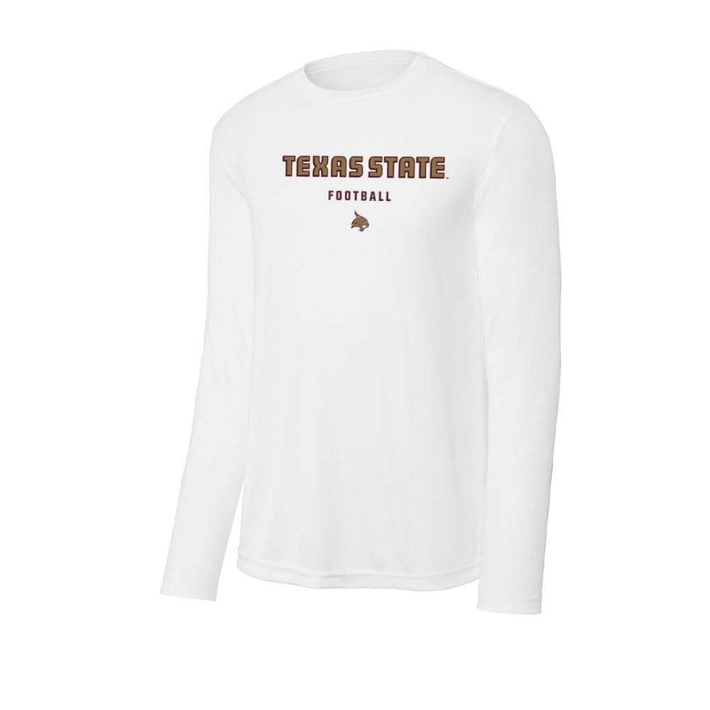 Texas State - NCAA Football : Cordarian Powell - Activewear Long Sleeve T-Shirt-0