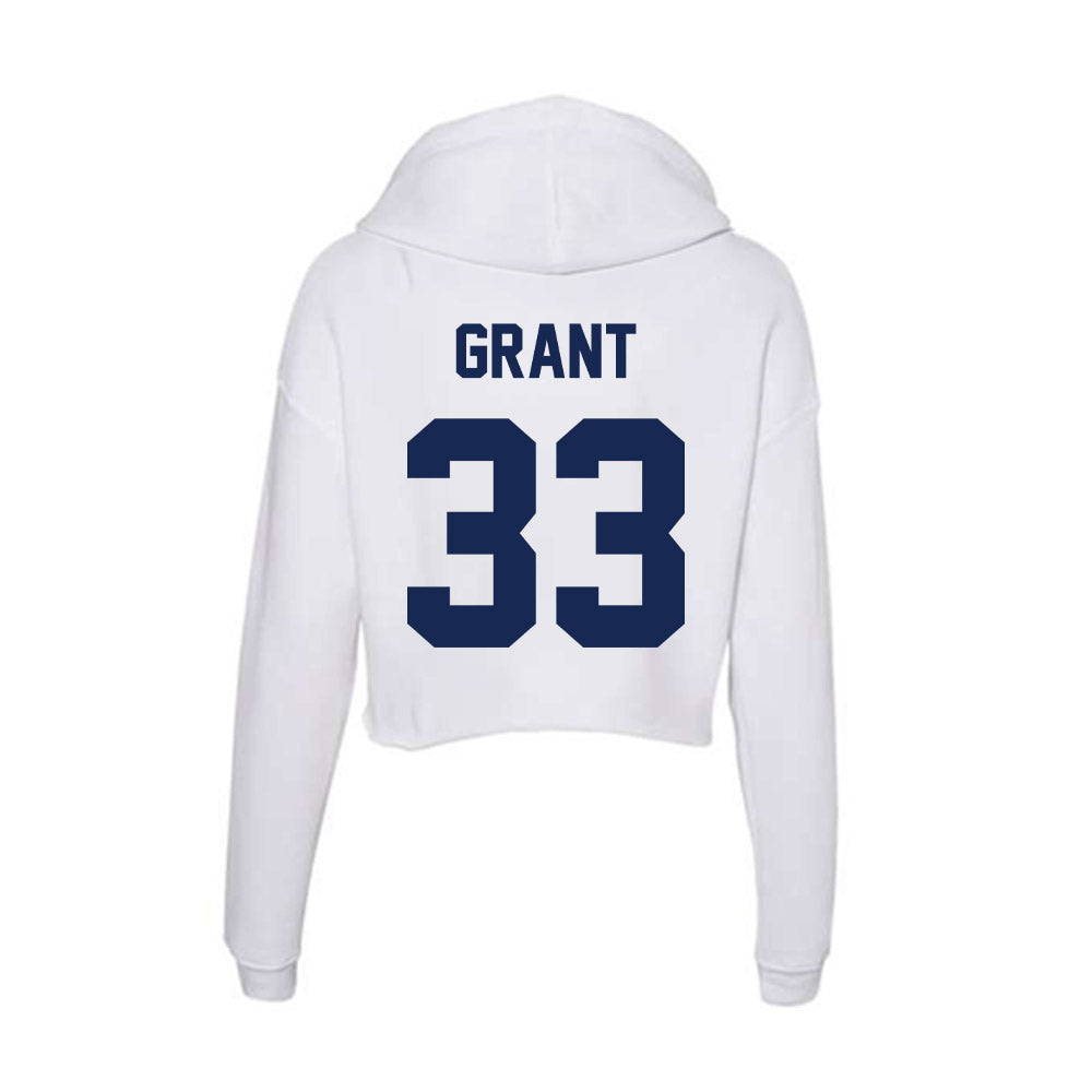 Dayton - NCAA Men's Basketball : Makai Grant - Women's Crop Fleece Hoodie-1