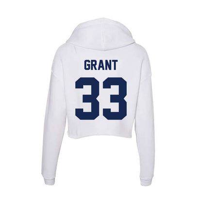 Dayton - NCAA Men's Basketball : Makai Grant - Women's Crop Fleece Hoodie-1